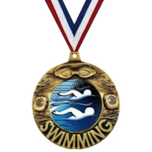 Custom High Quality Swimming Pendant Medals