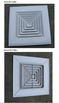 plastic square ceiling air diffuser