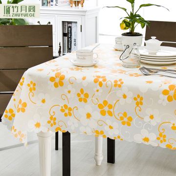 High quality chrysanthemum plastic table cloth heavy tablecloths
