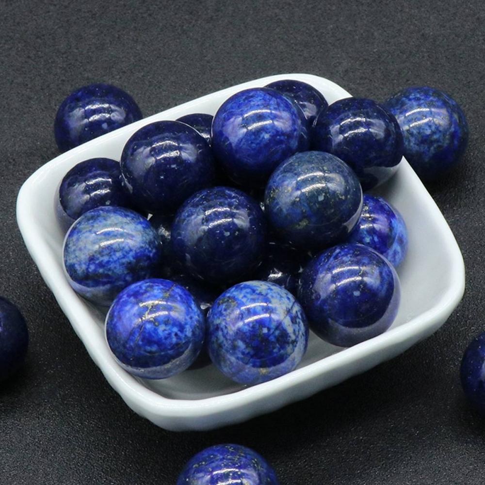 Balles de chakra lapis lazuli 16 mm pour la décoration de la maison de méditation