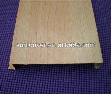 Aluminium linear strip ceiling