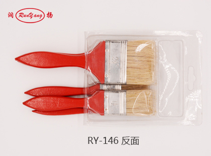 Paint Brush Set With Double Blister