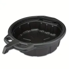 Oil Extraction System with Drainage Pan and Basin