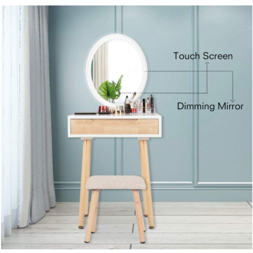 Makeup Dressing Vanity Table Set for Small Space