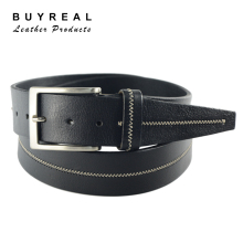 100% Cowhide Genuine Classic Pin Buckle Belt Leather Belts For Man
