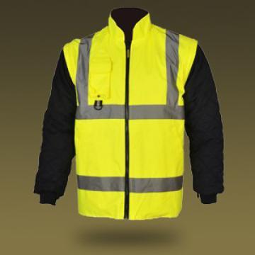 high visibility security jacket,knit jacket and vest,safety jacket