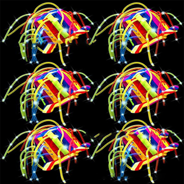 Luminous LED Jester Hat for Halloween and Mardi Gras Parties