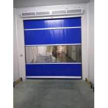 Automatik Dalaman PVC Fabric Fast Rolling Industry Door