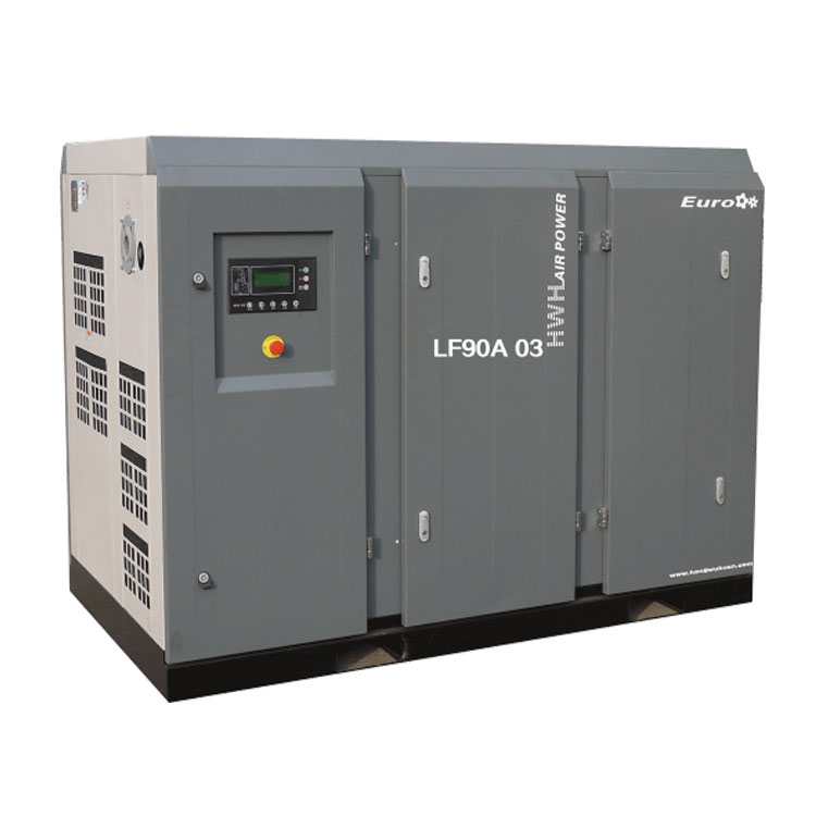 90kw LF-serie lagedruk schroefluchtcompressor