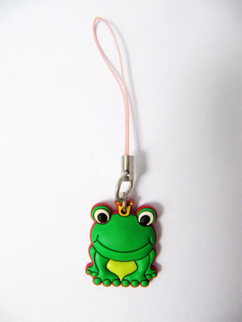 Lucky Frog Shaped Keychain for Phone (WY-K05)