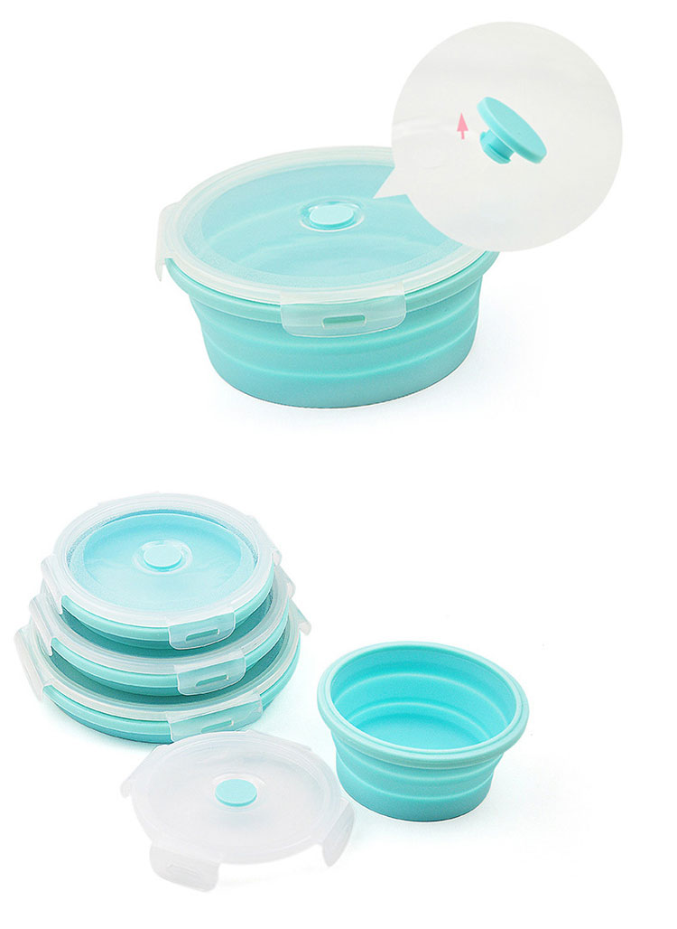 Silicone Collapsible Bowl With Lid