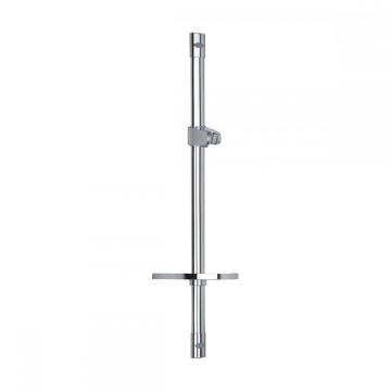 Adjustable Height Bathroom Sliding Bar with Soap Holder