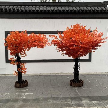 Large Artificial Red Maple Trees for Outdoor Use in Canada