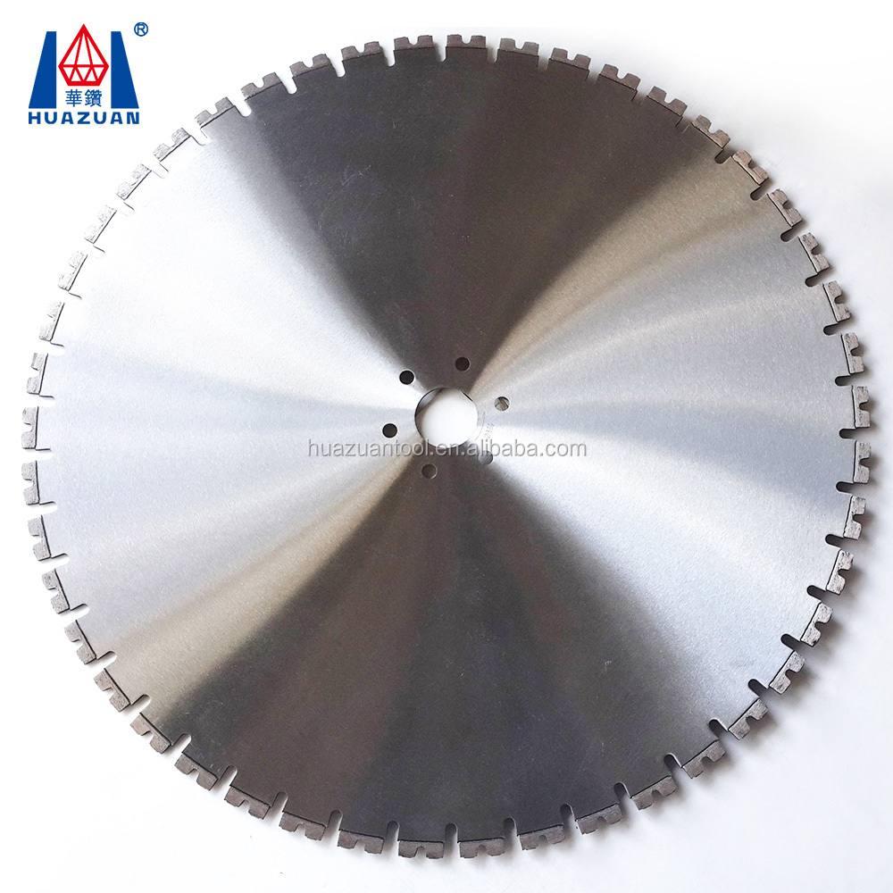 Laser welding diamond segment concrete wall saw blade for cutting reinforcement concrete