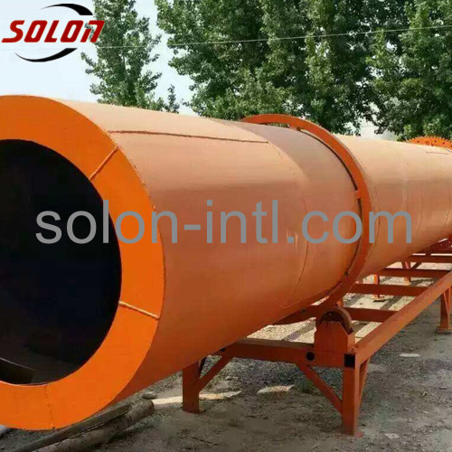 Drum dryer with sawdust for pallet block machine