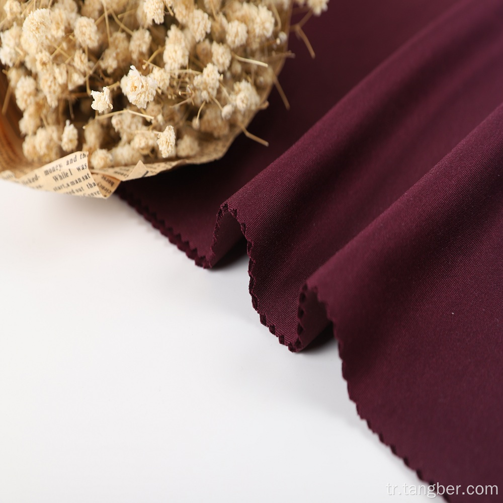 çift ​​taraflı fırçalanmış polyester spandex spor jarse kumaş