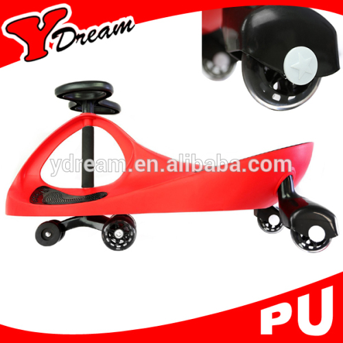 Assembly Silent PU Wheels Kids car With Various Color