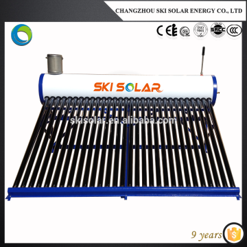 compact copper coiling solar water heater