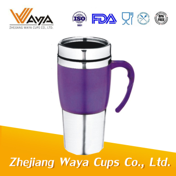 Most popular 16oz insulated plastic handle mug