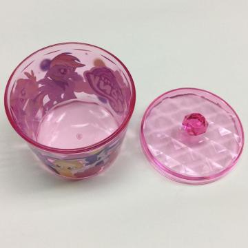 Plastic round storage box