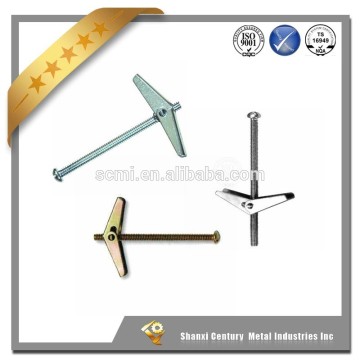 Spring toggle bolt assembly