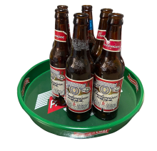 Round Tray with turned-out edge