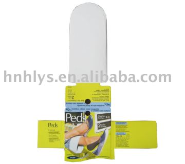 Custom Design Silk Sock Packaging Card