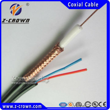 bare copper CCTV Cable camera cable RG59+2C