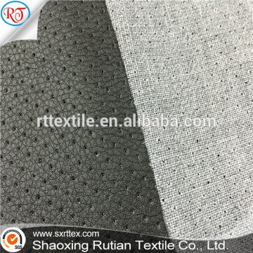 embossed wet pu leather