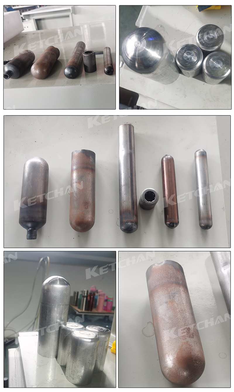 pipe end automatic induction sealing closing machine Applications Sealing Effect Display 2