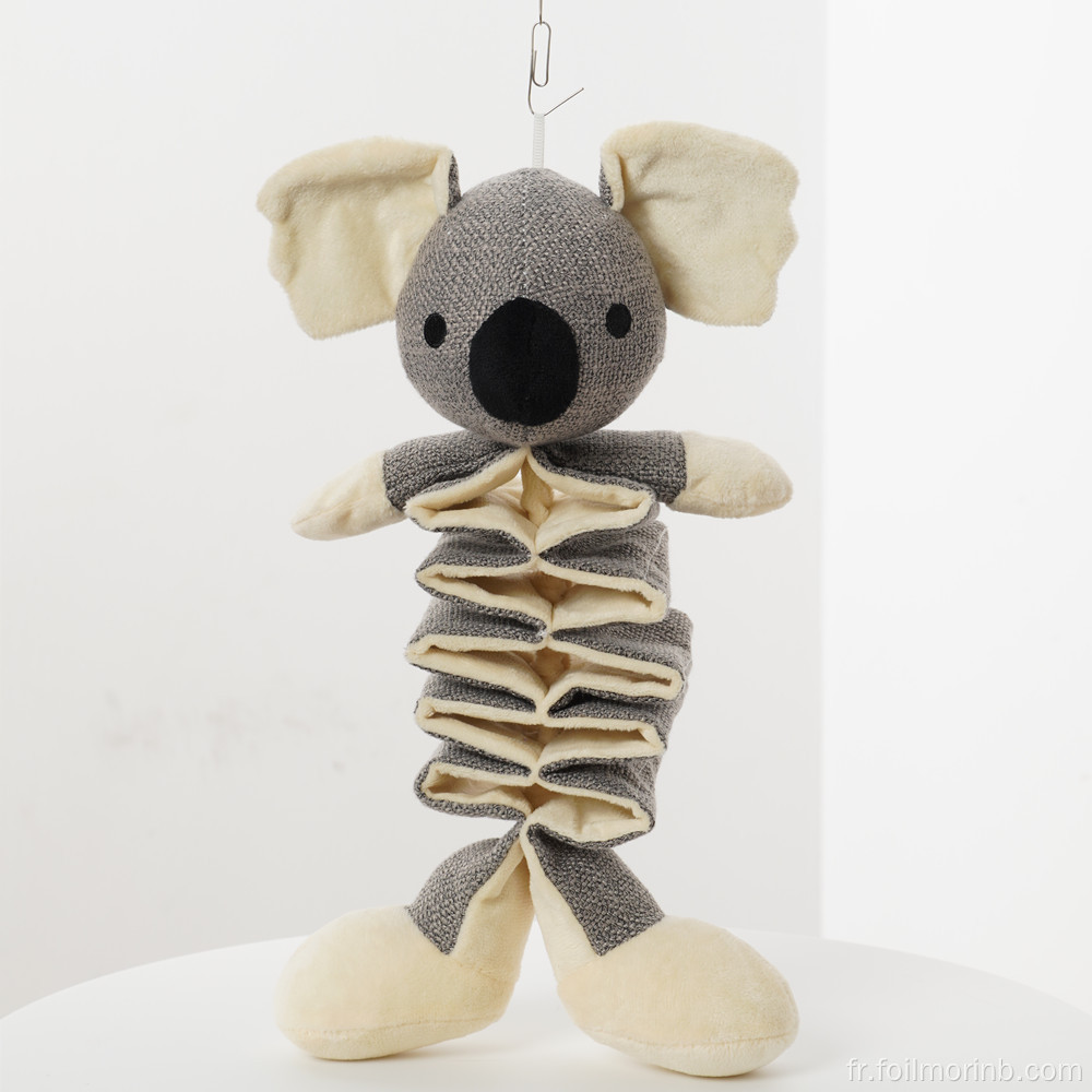 Jouet pour chien couinant en peluche Koala