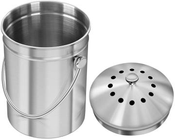 Stainless Steel Kitchen Compost Bin