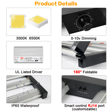 Iluminación de plantas de espectro completo LED 1000W Crece la luz