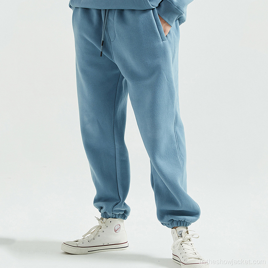 Jogging-Pant Leg Draw Corde Épaississement Hommes Gros