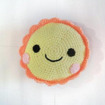 Crochet baby sun toys for bedding
