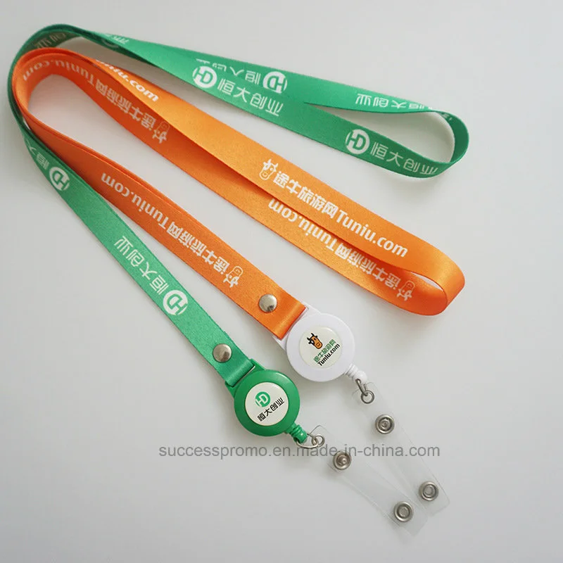 Customized Size and Logo Printed Lanyard for Promotion