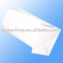 white plain air sickness bag