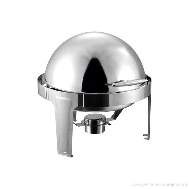 Buffet Service Round Top Stainless Steel Chafing Dish