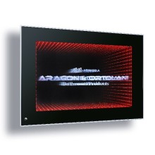 Protective wall infinity light mirror