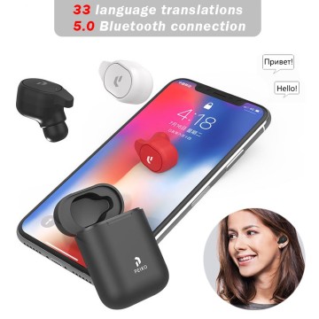 Original Peiko Bluetooth Earphone Translation 33 Languages Instant Translate Smart Voice Translator Wireless Headset for Phone