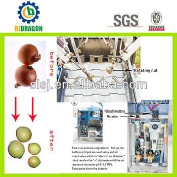 onion peeling machine for onion skin