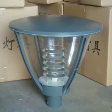 Aluminum Solar Antique Lamp Post for Outdoor Garden Decor