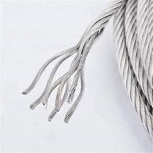 ROPE DE VILEUR AISI 304 en acier inoxydable 1x7 1,2 mm