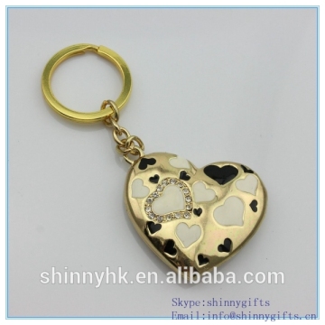 Heart shaped acrylic pendant key chainSCK20140089