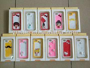 fashional korea cream design back case for iphone 4g 5g