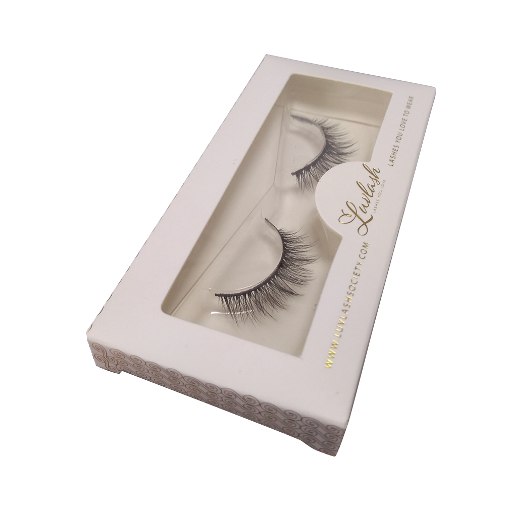 Custom Designed Gold Foil Affordable Mink Lashes Box