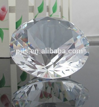 clear color 100mm crystal diamond, glass diamond