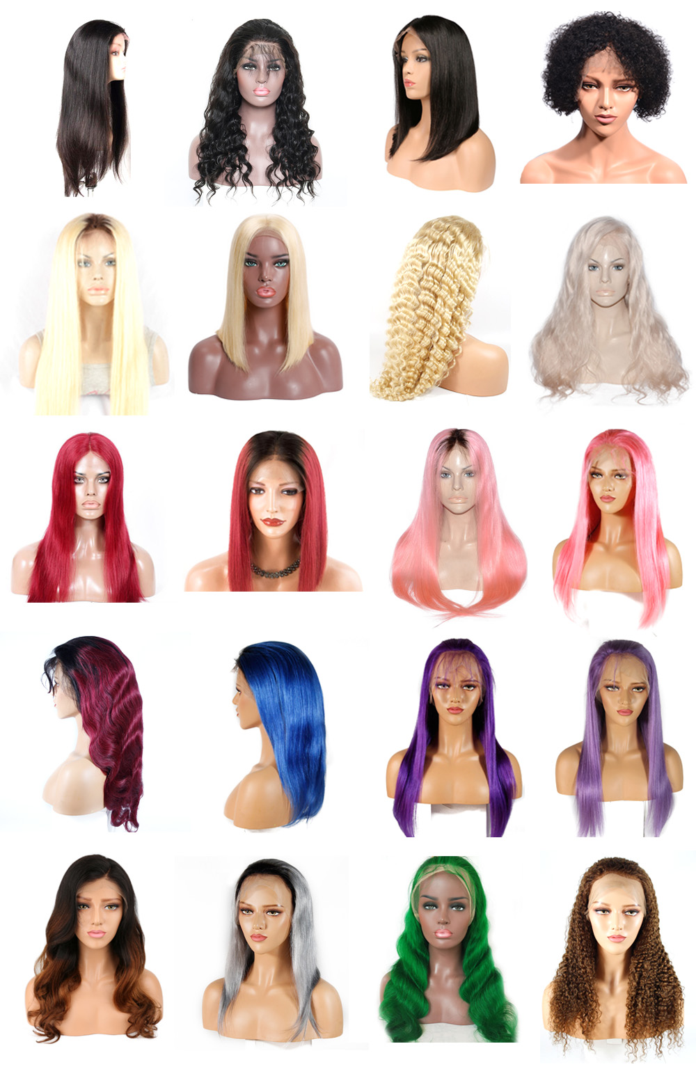 Wholesale Ombre Human Hair Wigs T1b/30 Ombre Color Brazilian Human Virgin Hair Lace Front Wigs For Black Women