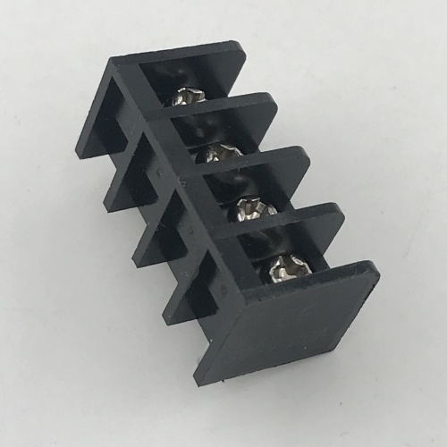 6.35mm pitch power PCB black barrier terminal block