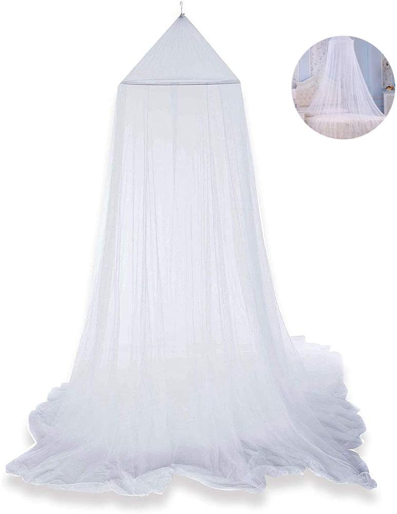 Girls Hanging Bed Canopy Circular Mosquito Nets